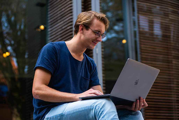 man creating online course (1)
